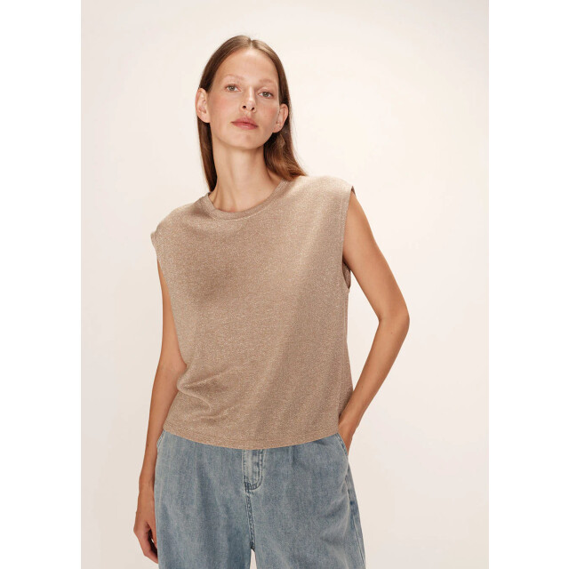 Grace & Mila Rimbaud top glitter taupe 9417769288008 large