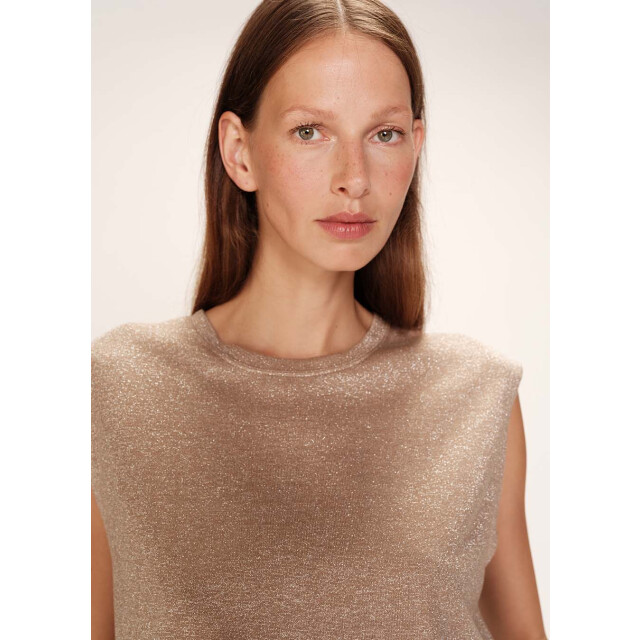 Grace & Mila Rimbaud top glitter taupe 9417769288008 large