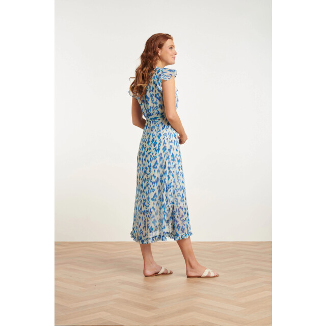 Smashed Lemon 24404 licht chiffon zomerjurk met aztec print | 24404-000-625 large