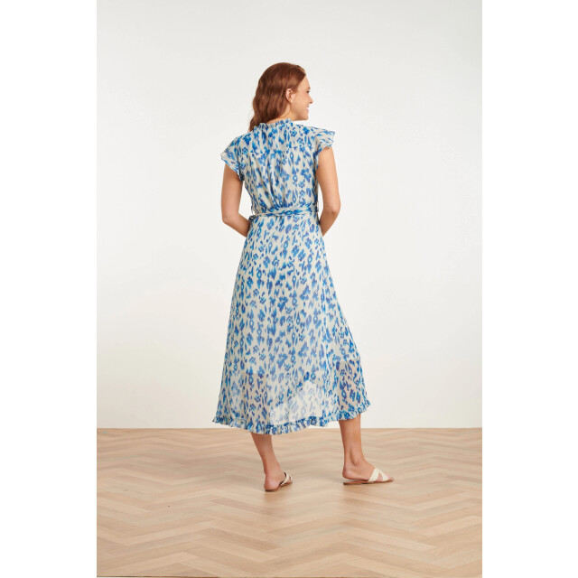 Smashed Lemon 24404 licht chiffon zomerjurk met aztec print | 24404-000-625 large