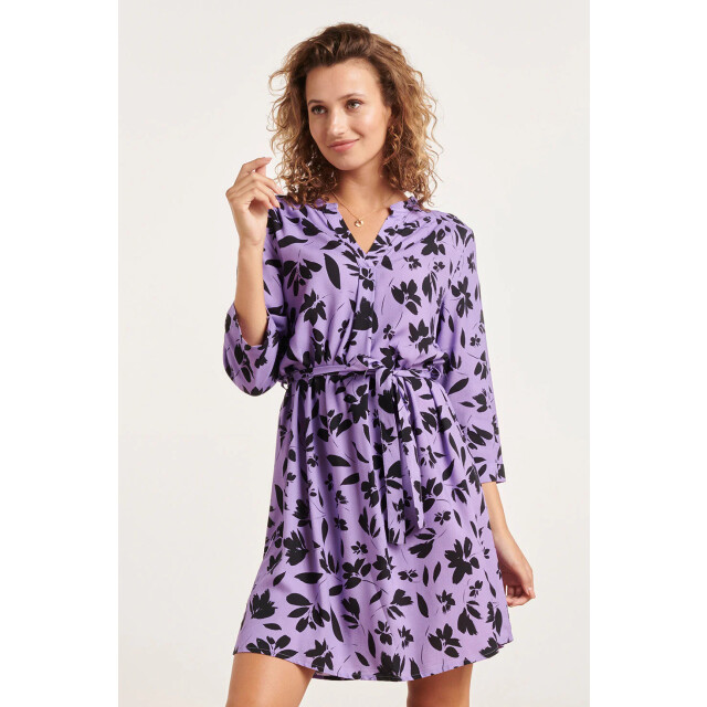 Smashed Lemon 23854 damesjurkbloemenprint | 23854-380-3XL large