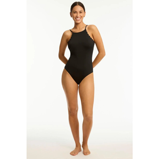 Sea Level Scalloped badpak high beck sl1069sc black 9864319009109 large