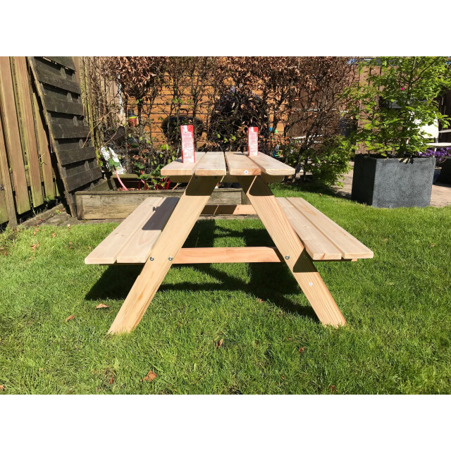 Hanse® Houten kinder picknicktafel 89x78x50 cm 3170177 large