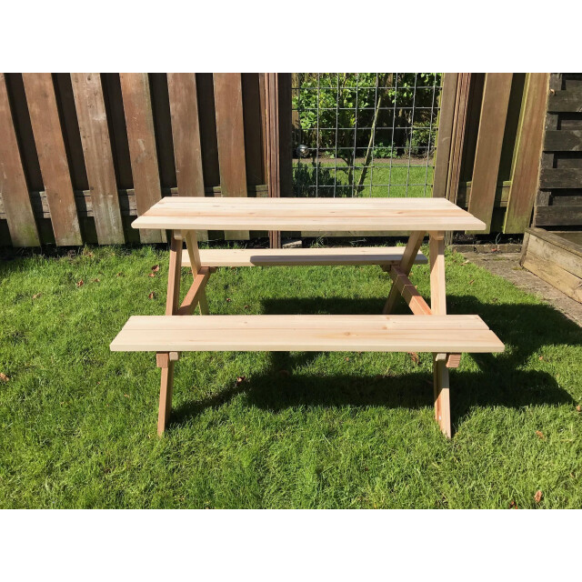 Hanse® Houten kinder picknicktafel 89x78x50 cm 3170177 large