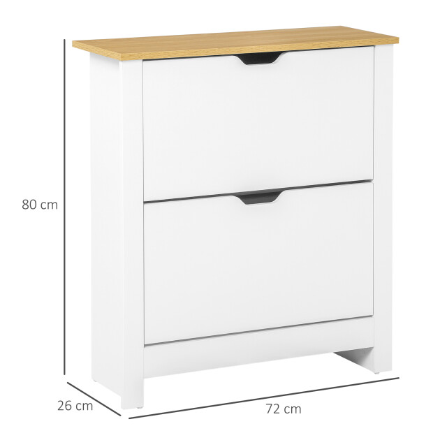 4goodz Homcom schoenenkast met 2 klapdeuren voor 12 paar 3173640 large