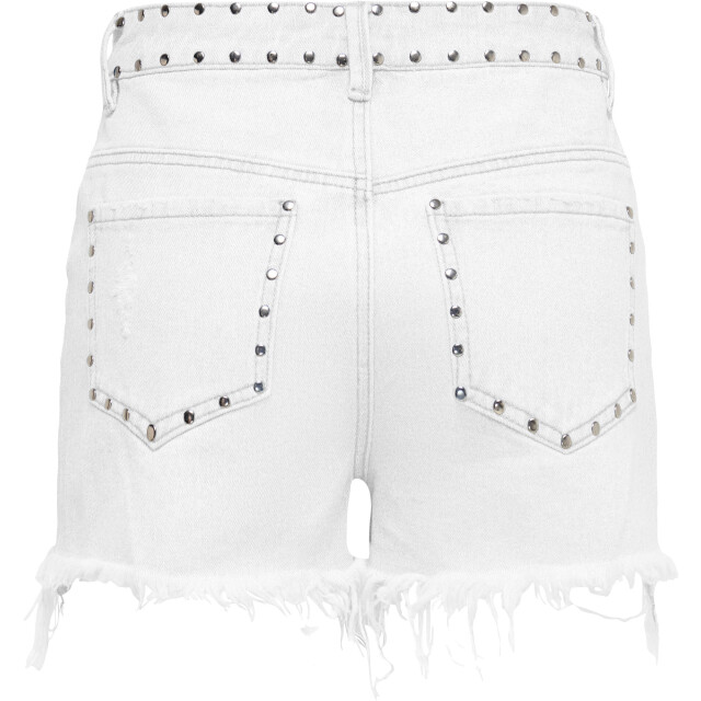 Only Onlpacy hw studded dnm shorts bj white 15231006-177991 large