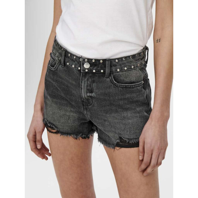 Only Onlpacy hw studded dnm shorts bj black denim 15231006-179674 large