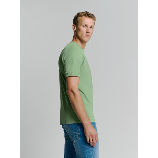 No Excess T-shirt crewneck peached with linen - 5339.20.0006 large