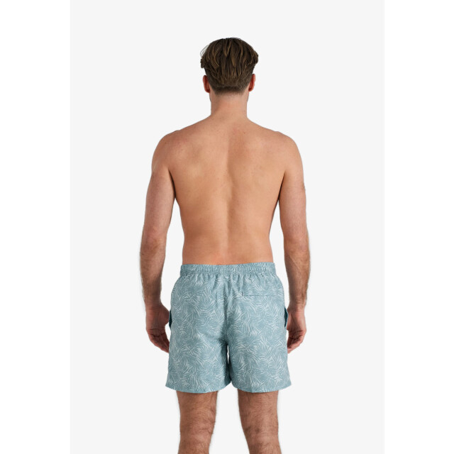 Happy Shorts Heren zwemshort palmbladeren blauwgrijs print HS-SW-1149 large