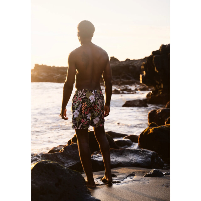 Happy Shorts Heren zwemshort gebloemde jungle print HS-SW-1144 large