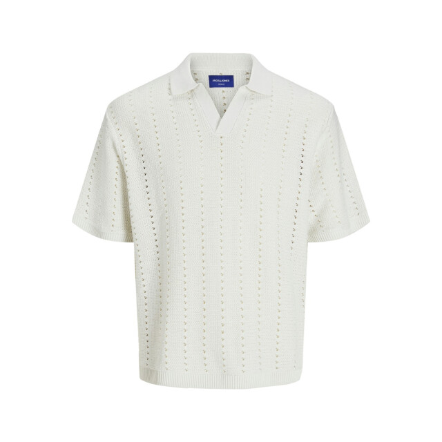 Jack & Jones Jorparos knit easter ss crochet pol off-white 3369.02.0002 large