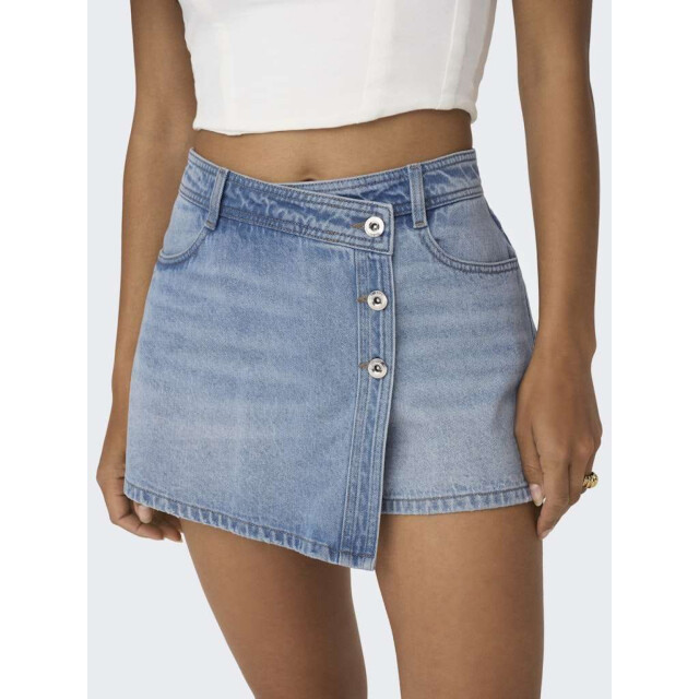 Only Onllesly reg lb dnm skort bj noos light blue denim 15256608-177934 large