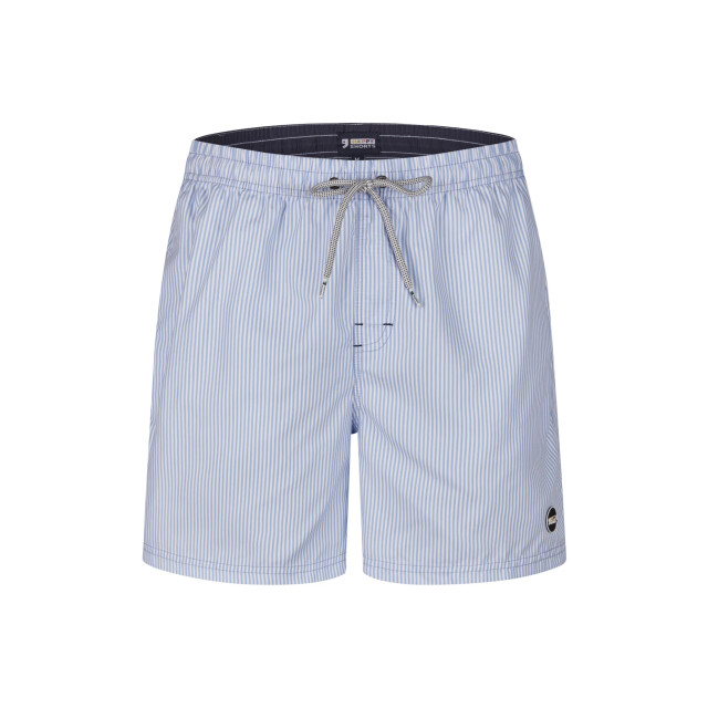 Happy Shorts Heren zwemshort lichtblauw/wit gestreept HS-SW-1148 large