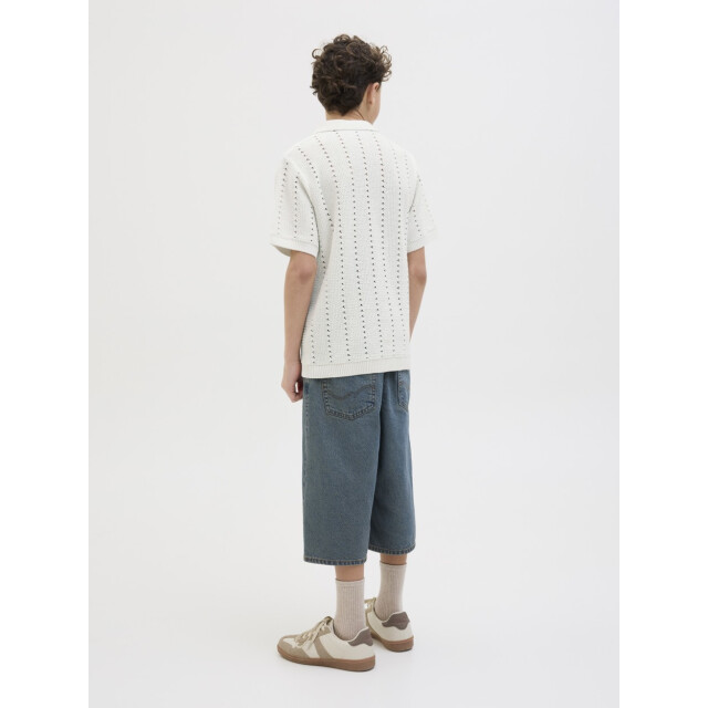 Jack & Jones Jorparos knit easter ss crochet pol off-white 3369.02.0002 large