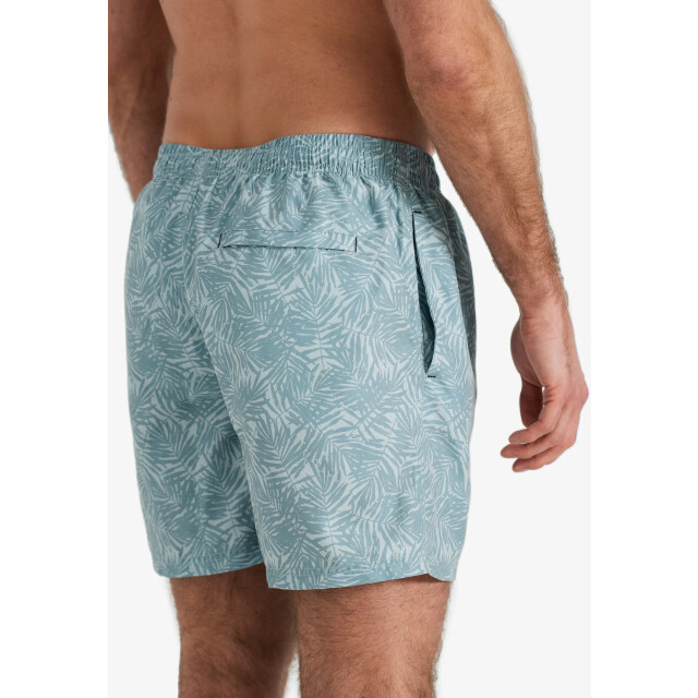 Happy Shorts Heren zwemshort palmbladeren blauwgrijs print HS-SW-1149 large
