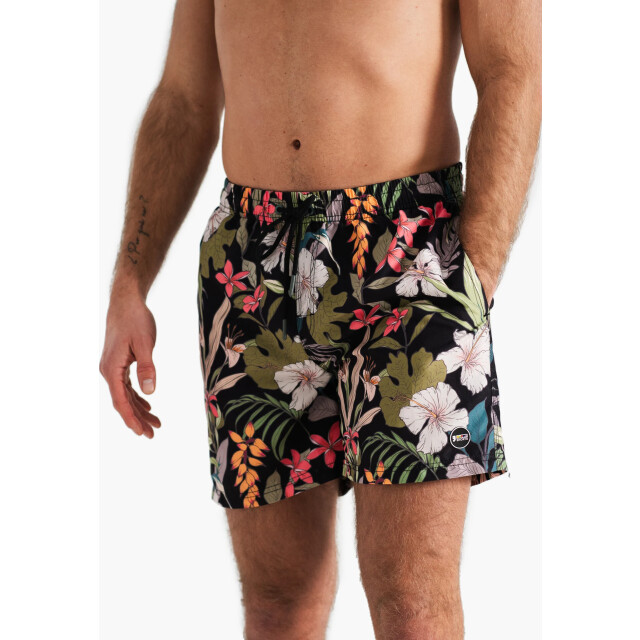 Happy Shorts Heren zwemshort gebloemde jungle print HS-SW-1144 large