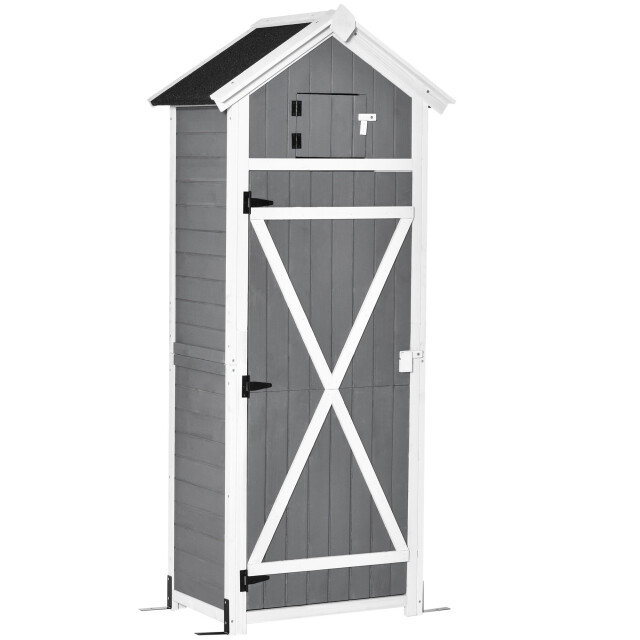 4goodz Outsunny tuinkast houten berging 182cm - 3173647 large