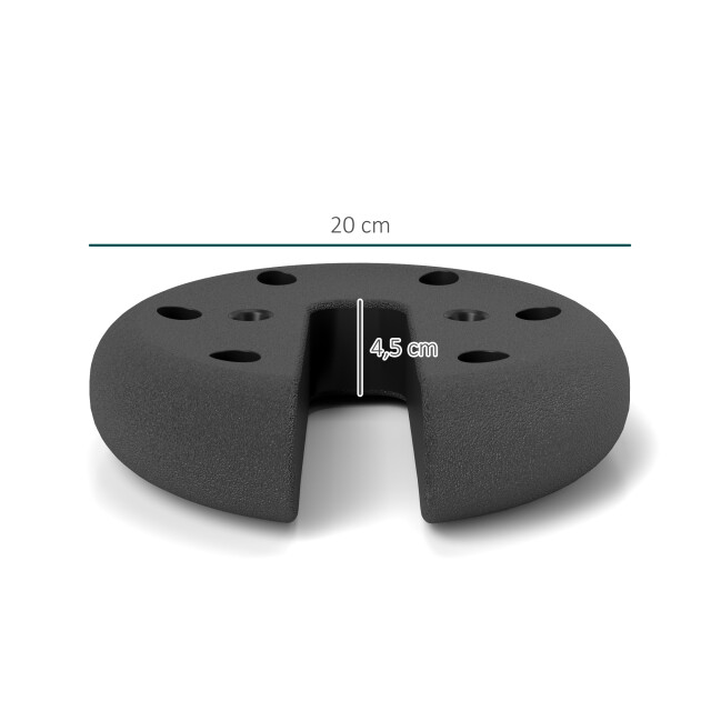 4goodz 4 stuks partytent verzwaring gewichten 2,2 kg per stuk 3173687 large