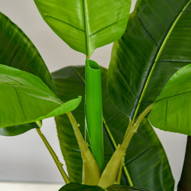 4goodz Homcom kunstplant bananenboom decoratieve kunstplant 150 cm 3173648 large