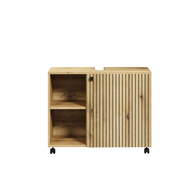 CaliCosy Onderkast met wielen, 1 deur en 2 open vakken l80 cm purebliss 3042299 large