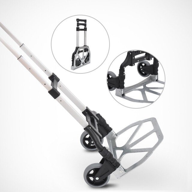 4goodz Inklapbare aluminium steekwagen 70 kg 3173690 large
