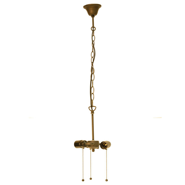 LumiLamp Snoerpendel ketting tiffany Ø 19x160 cm ijzer trekfitting 1269777 large