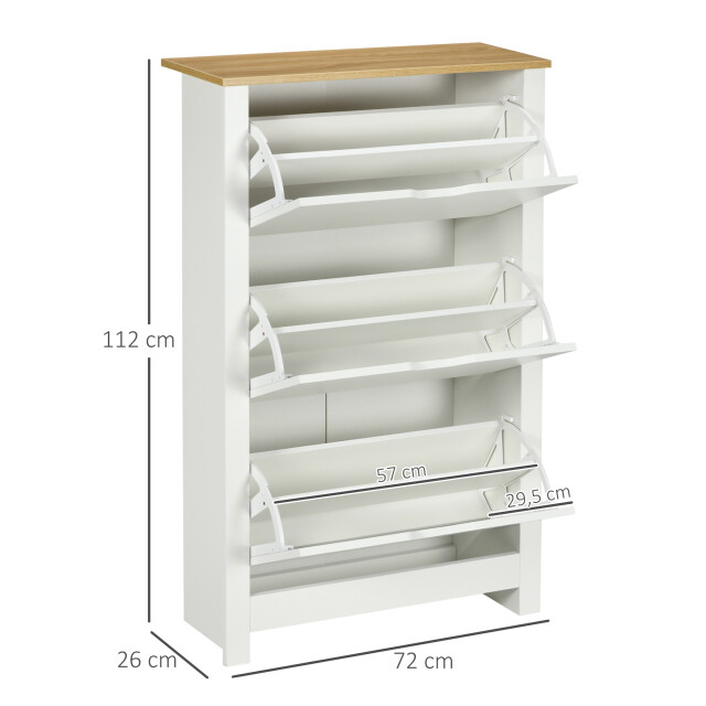 4goodz Homcom schoenenkast schoenopberger 3 voor 18 paar schoenen 3173639 large