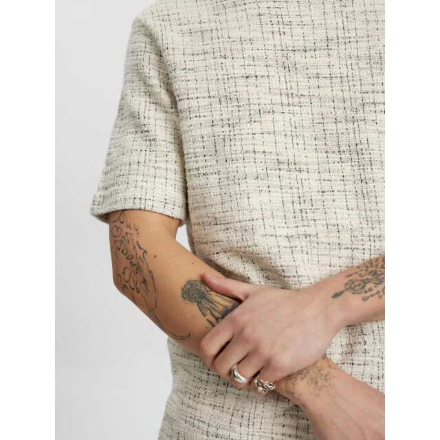 Anerkjendt 901922 akkikki jacquard tee 9503 tofu 901922 large
