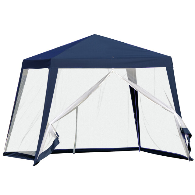 4goodz Partytent 3x3 m met muggennet weerbestendig paviljoen - 3173696 large