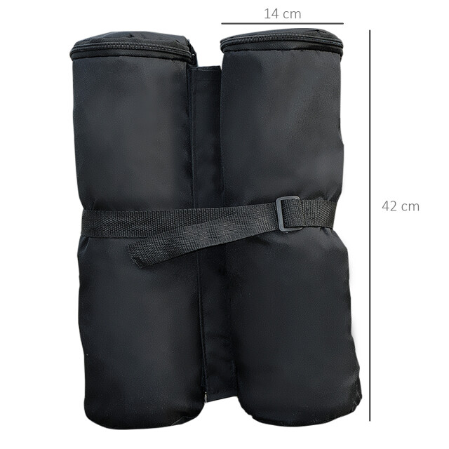 4goodz 4 stuks partytent verzwaring gewichten vulbare zandzakken 3173688 large