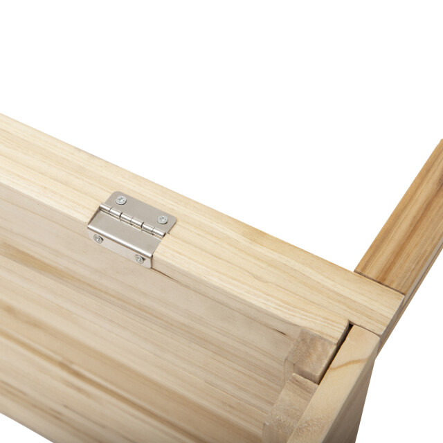 4goodz Houten kweekbak, mini kweekkas 100x50x35 cm massief hout 3173683 large
