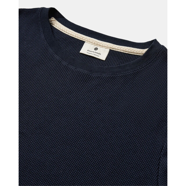 Anerkjendt Anerkejndt 901754 akkikki s/s waffle tee 3059 sky captain 901754 large