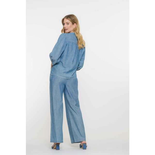 Geisha 53164-70 635 blouse chambray jeansblue 53164-70 635 large