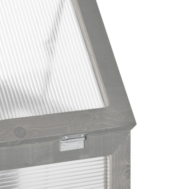 4goodz Outsunny 3-laags kweekkas tuinkas met 2 deuren van hout 3173658 large