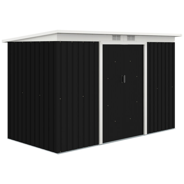 4goodz Outsunny gereedschapsschuur met schuifdeur 130x277x173 cm 3173694 large