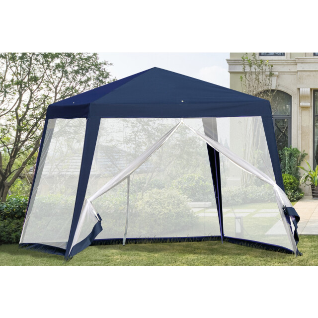 4goodz Partytent 3x3 m met muggennet weerbestendig paviljoen - 3173696 large