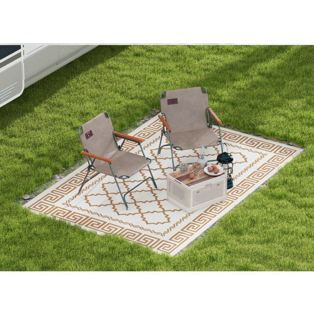 4goodz Waterbestendig buitenkleed met draagtas 182x274 cm /crème 3173686 large