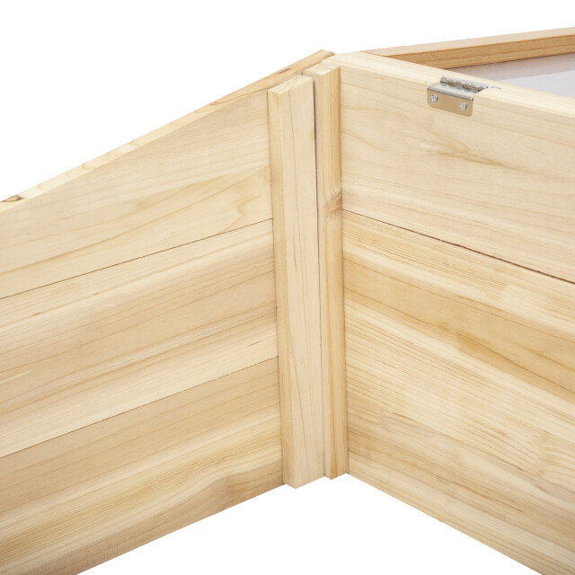 4goodz Houten kweekbak, mini kweekkas 100x50x35 cm massief hout 3173683 large