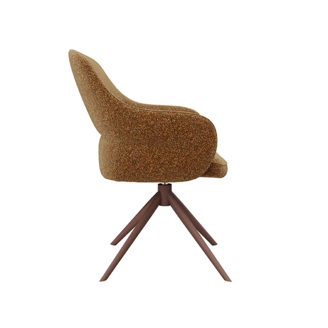 Label51 Eetkamerstoel bern coral boucle set van 2 3172587 large