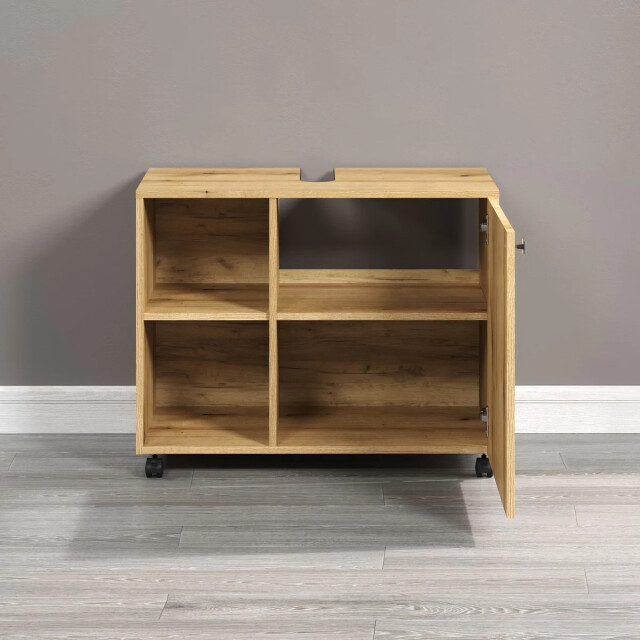 CaliCosy Onderkast met wielen, 1 deur en 2 open vakken l80 cm purebliss 3042299 large