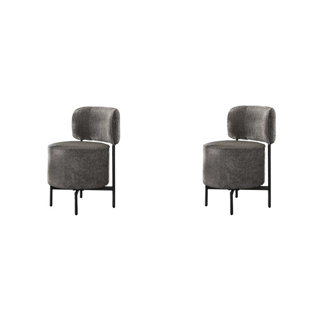 Hoyz stoel cocktail draaibaar 2 stuks boucle 2835018 large