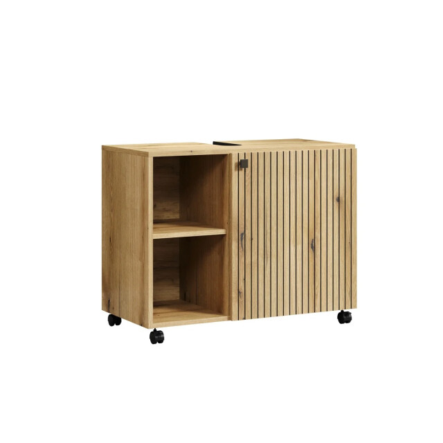 CaliCosy Onderkast met wielen, 1 deur en 2 open vakken l80 cm purebliss 3042299 large