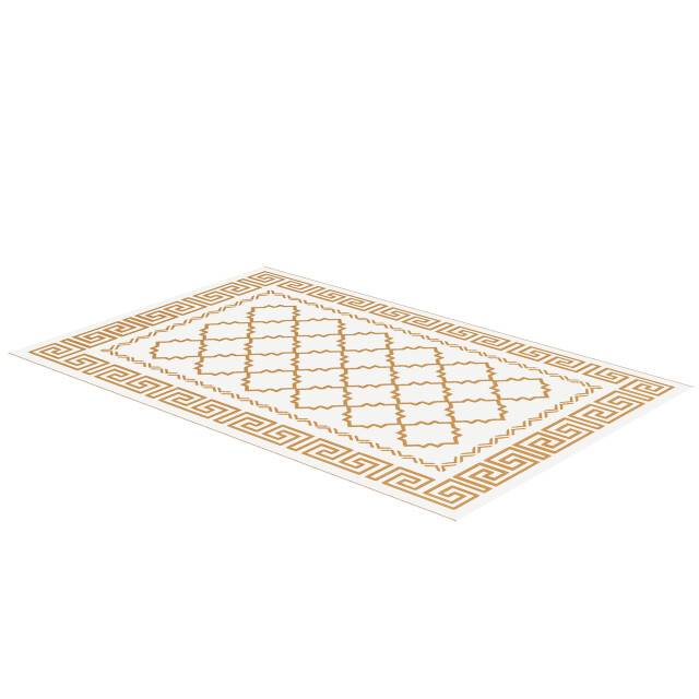 4goodz Waterbestendig buitenkleed met draagtas 182x274 cm /crème 3173686 large