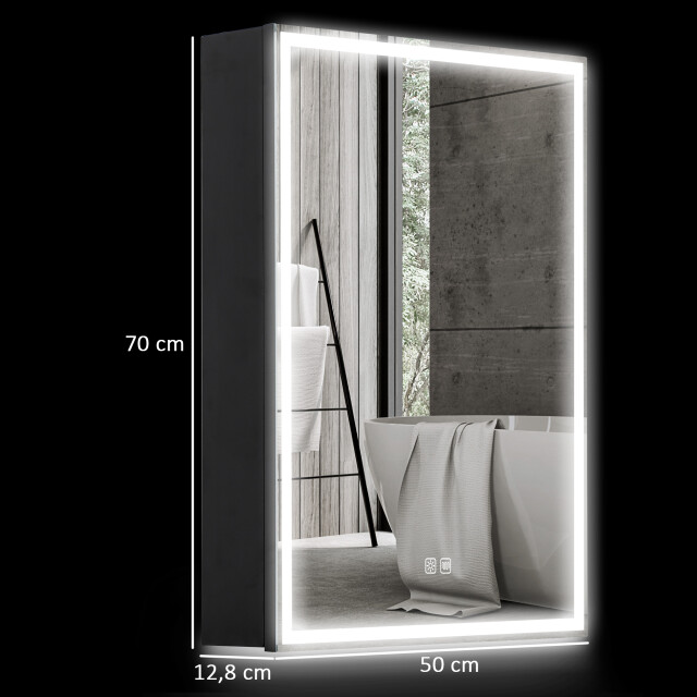 4goodz Led spiegelkast badkamer 50x70 cm dimbaar anti-condens 3173665 large