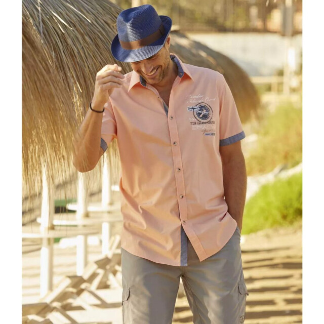 Atlas For Men Overhemd met korte mouwen voor heren UTAF214_coral large