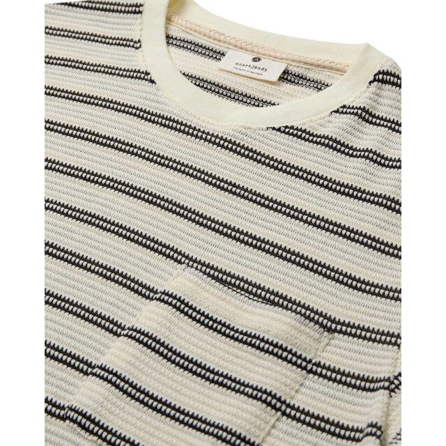 Anerkjendt 901929 akkikki jacq stripe tee 9503 tofu 901929 large
