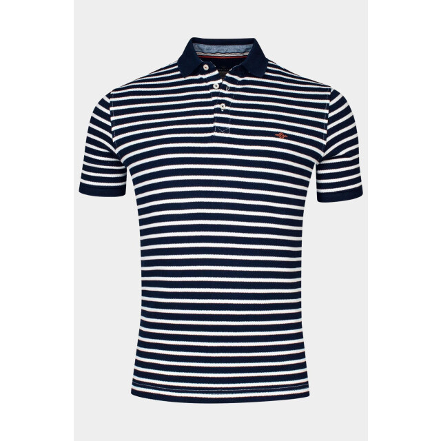 Baileys Polo korte mouw poloshirt pique, yd stripes 415293/69 190548 large