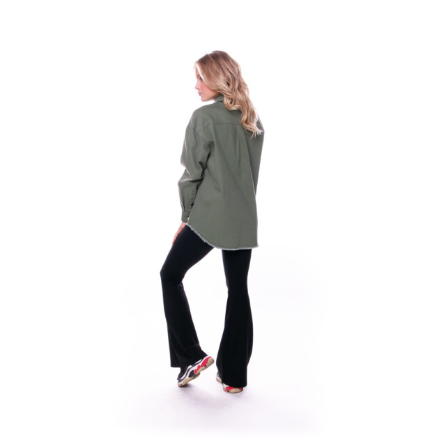 Only Asmin-siesta ls linen bl shirt army 4309.26.0001 large