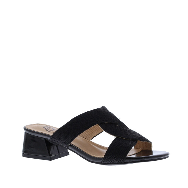 Lisa&jo Warish slipper hak vlecht | dames | maat: | imitatieleer 110037 large