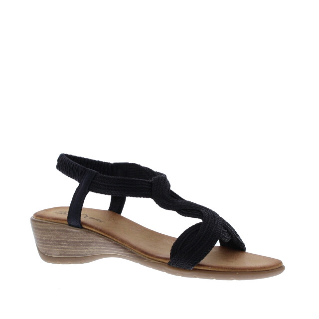 Ella Cruz Wonne touw vlecht | dames | maat: | stof en immitatieleer 110005 large